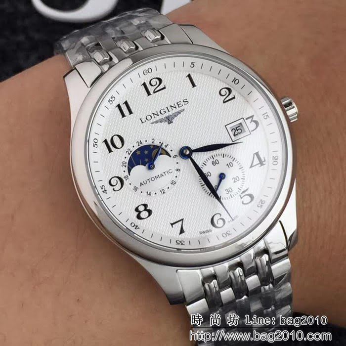 LONGINES浪琴 2018新增色 精緻款男士腕表 WSS1121